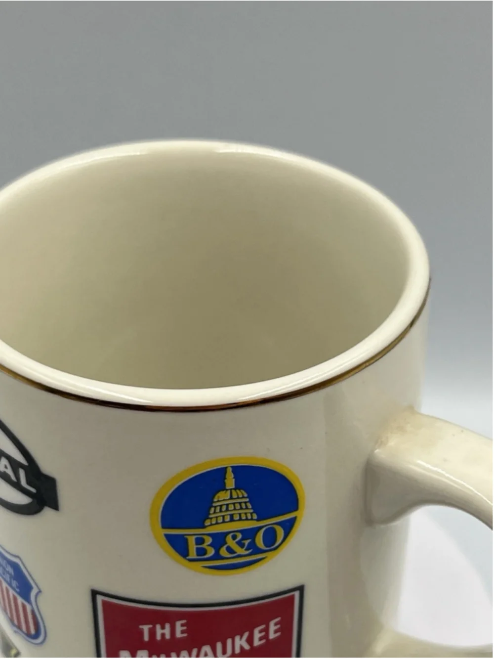 Railroad Train Logo Coffee Cup Mug With 15 Different Logos Union Pacific Amtrak